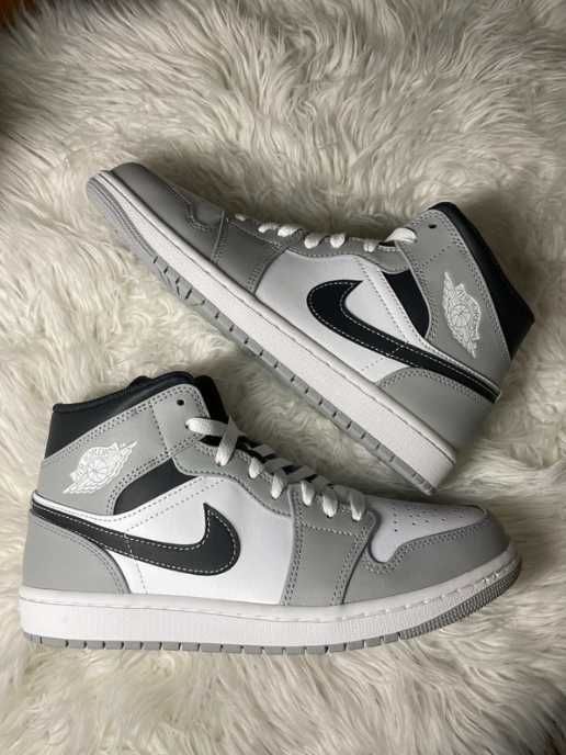 Jordan 1 Mid Light Smoke Grey R.38