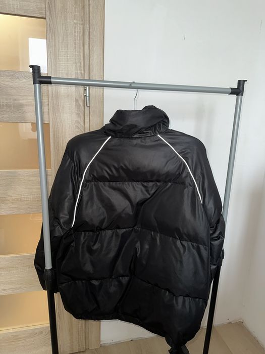 Czarna kurtka puchowa puffer oversize Shein S M L odblaski