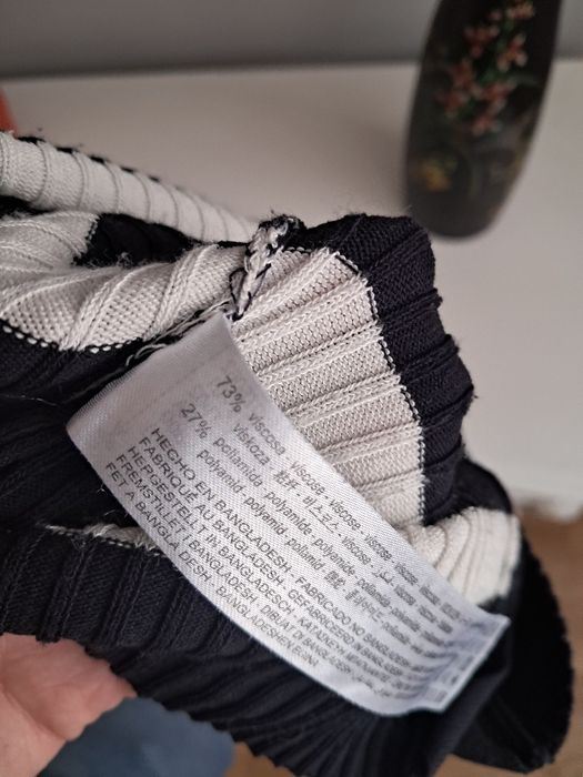 Zara krotki sweter wiskoza