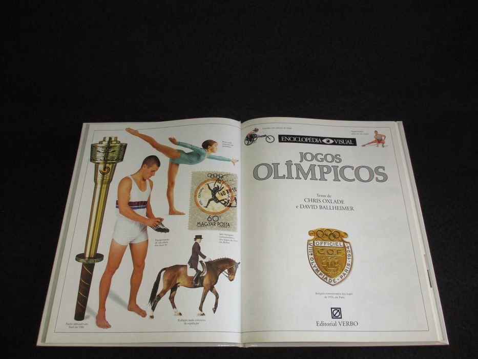 Livro Jogos Olímpicos Chris Oxlade Enciclopédia Visual Verbo