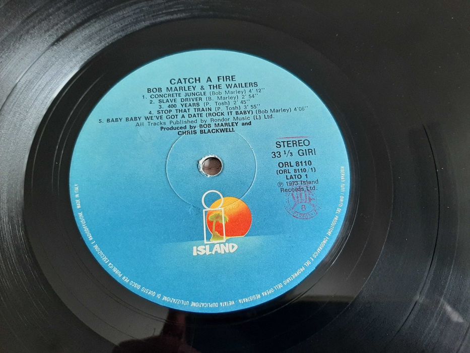 Bob Marley & The Wailers - Catch A Fire - Itália - Vinil LP