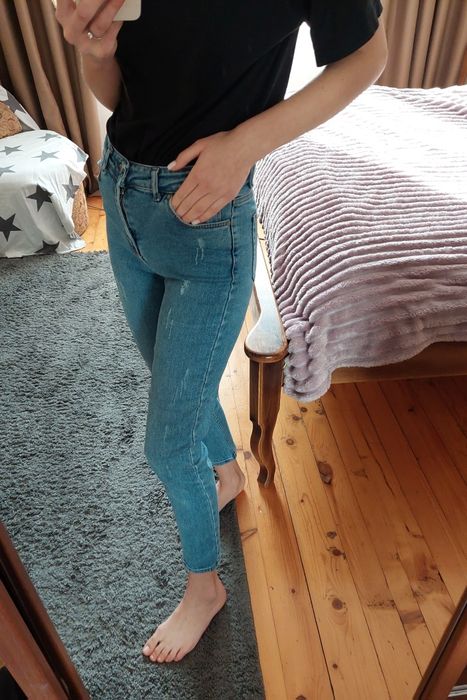 Джинси Мом (сині) розмір 27