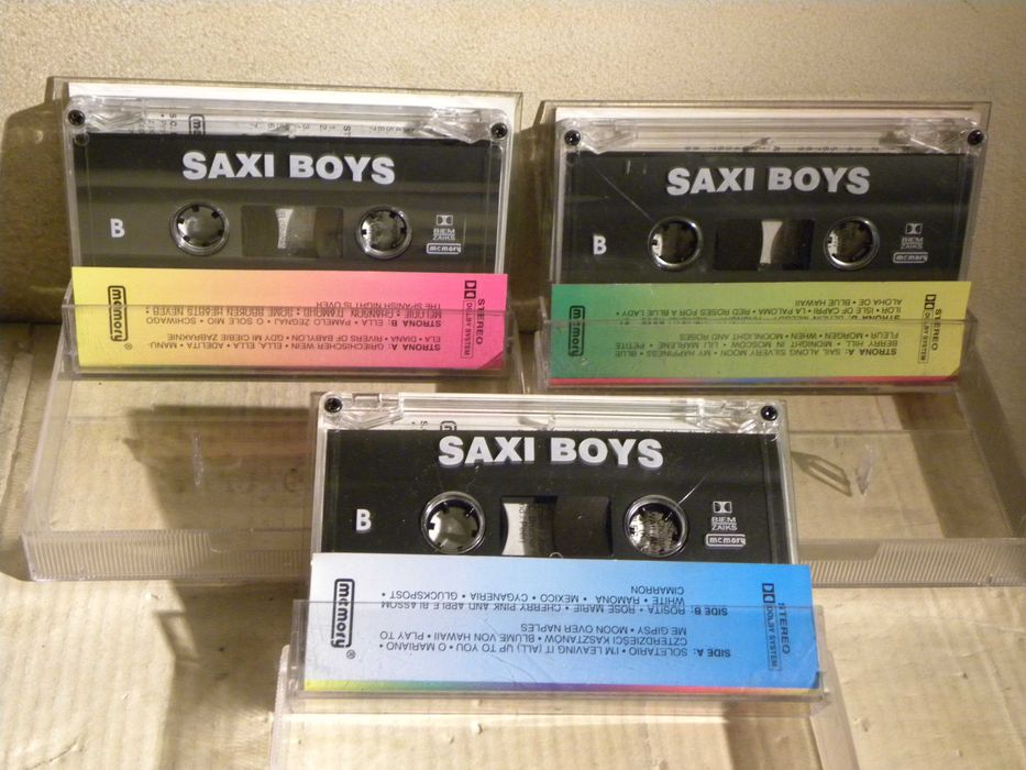 3 kasety magnetofonowe Saxi Boys Ella Blue hawaii w rytmie mossa ...