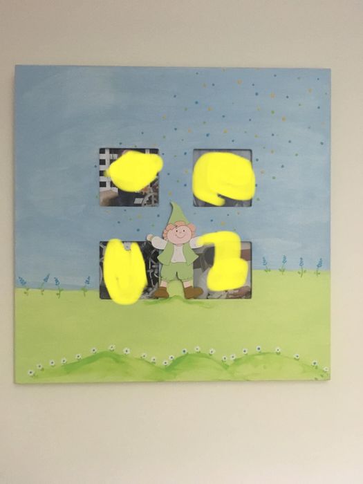 Quadros para fotos quarto infantil