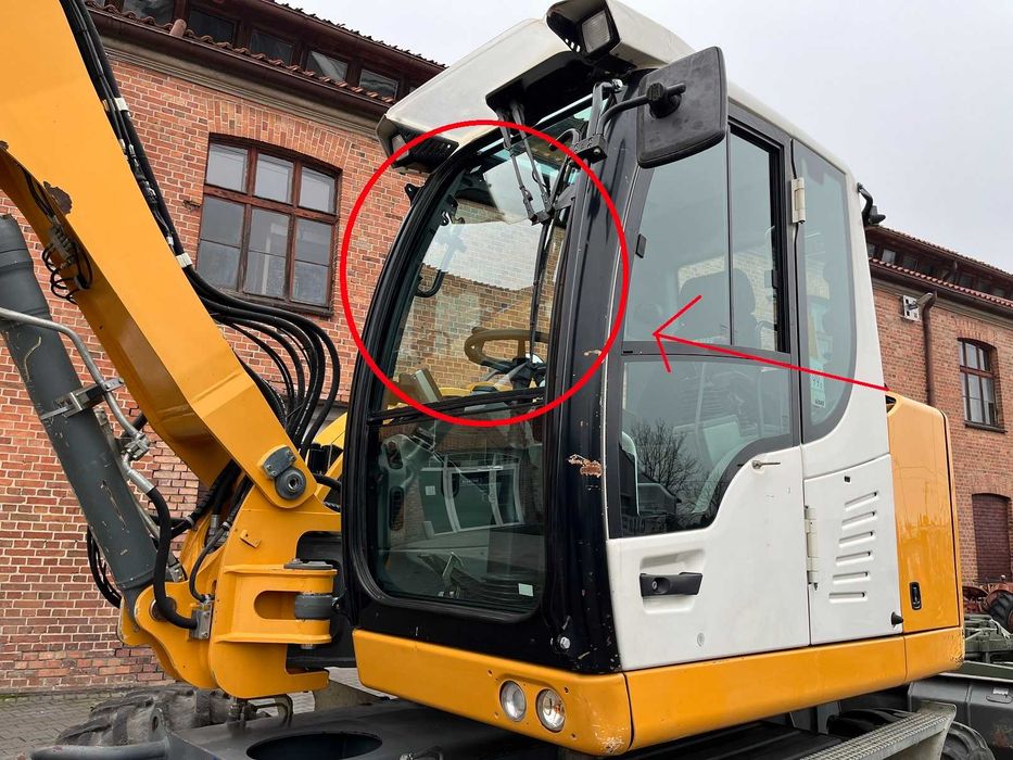Liebherr A 910 A 918   R916LC, R920 R922LC, R926LC,  LH40M, szyba  nr 265