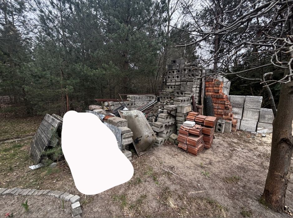 Cegły dziurawki, pustaki, betonowe bloczki