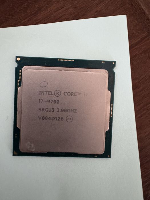 Cpu intel i7-9700 3.00Ghz