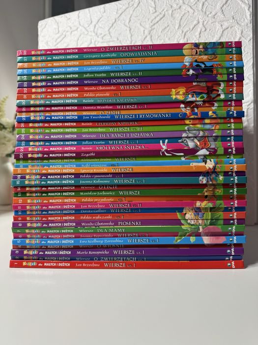 Zestaw książek dla Małych i Dużych De Agostini 37 szt.