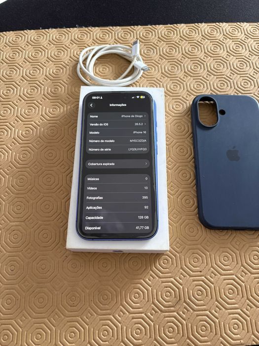 iPhone 16 Azul 128Gb EXCELENTE