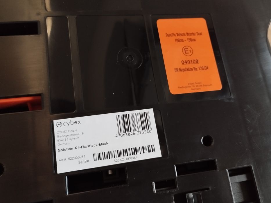 Fotelik samochodowy Cybex Solution X i-fix rozmiar 100-150cm NOWY