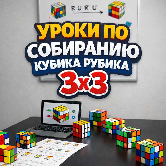 Уроки по собиранию кубика Рубика