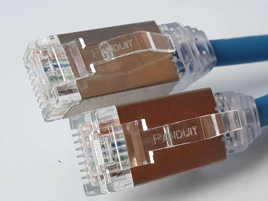 Екранований патч-корд Panduit Cat 6A STP 28AWG 3м (STP28X3MBU) LSZH