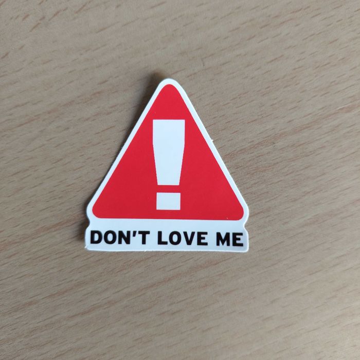 50 Autocolantes Stickers Avisos Warning