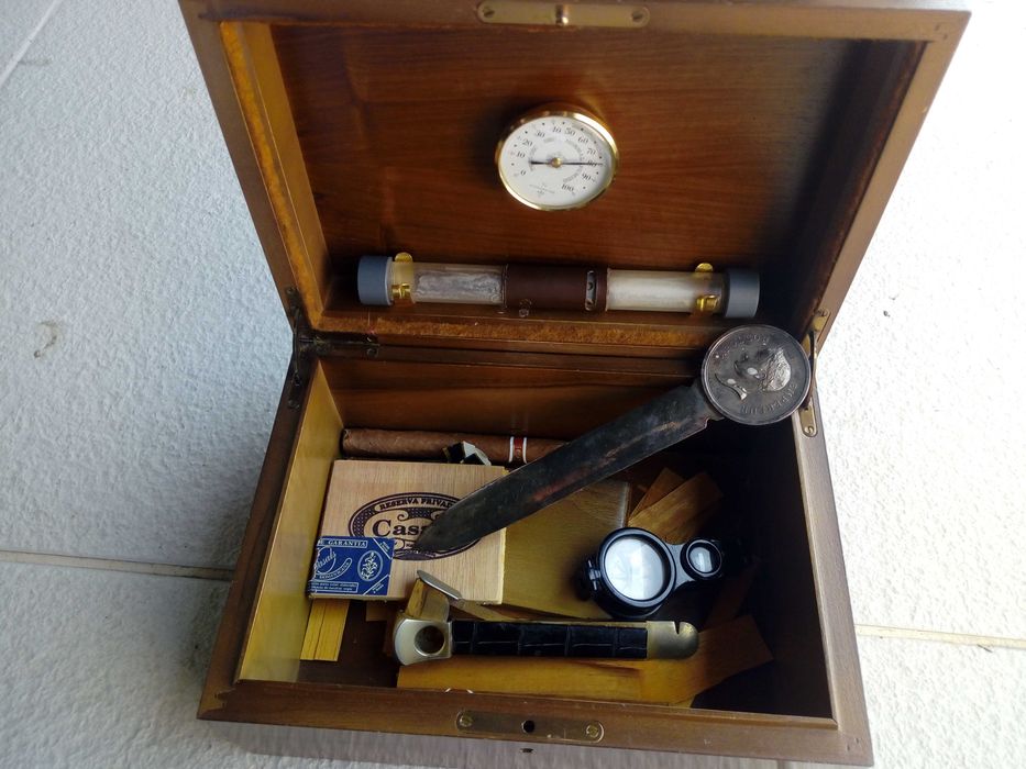 caixa de guardar charutos