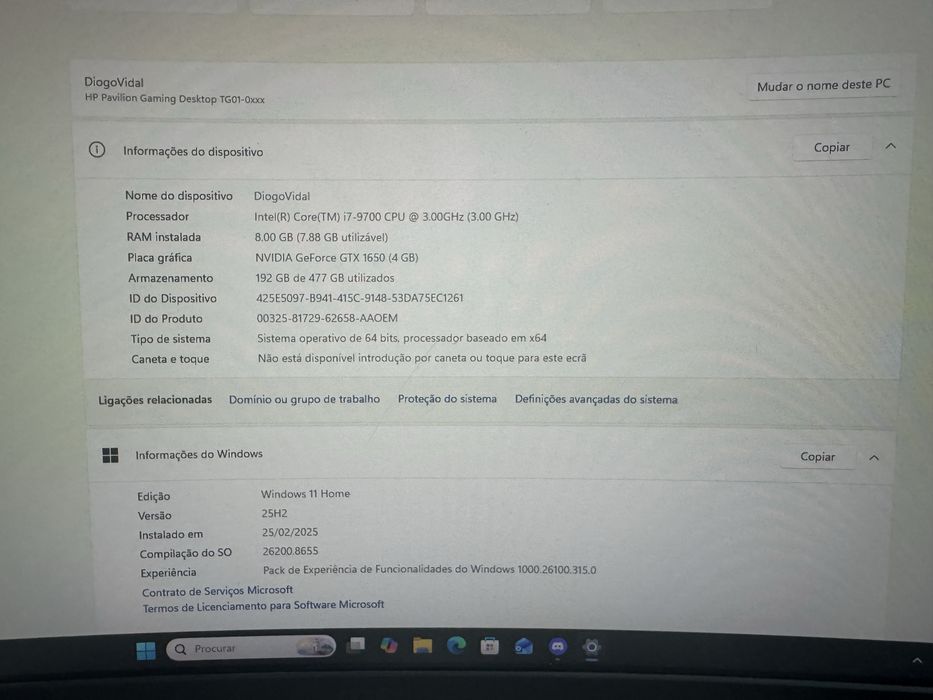 Setup Gaming Completo HP Pavilion – Pronto a Usar!