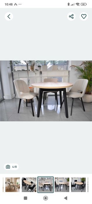 Promocja Stół Loft Rozkładany 100/130,od ręki