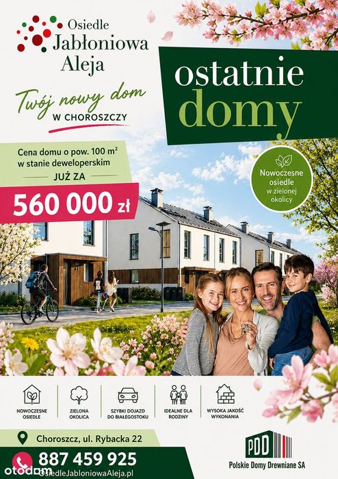 CHOROSZCZ ! Osiedle Jabłoniowa Aleja | ustawny dom