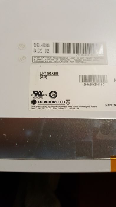 LCD 15 " modelo LP150X08
