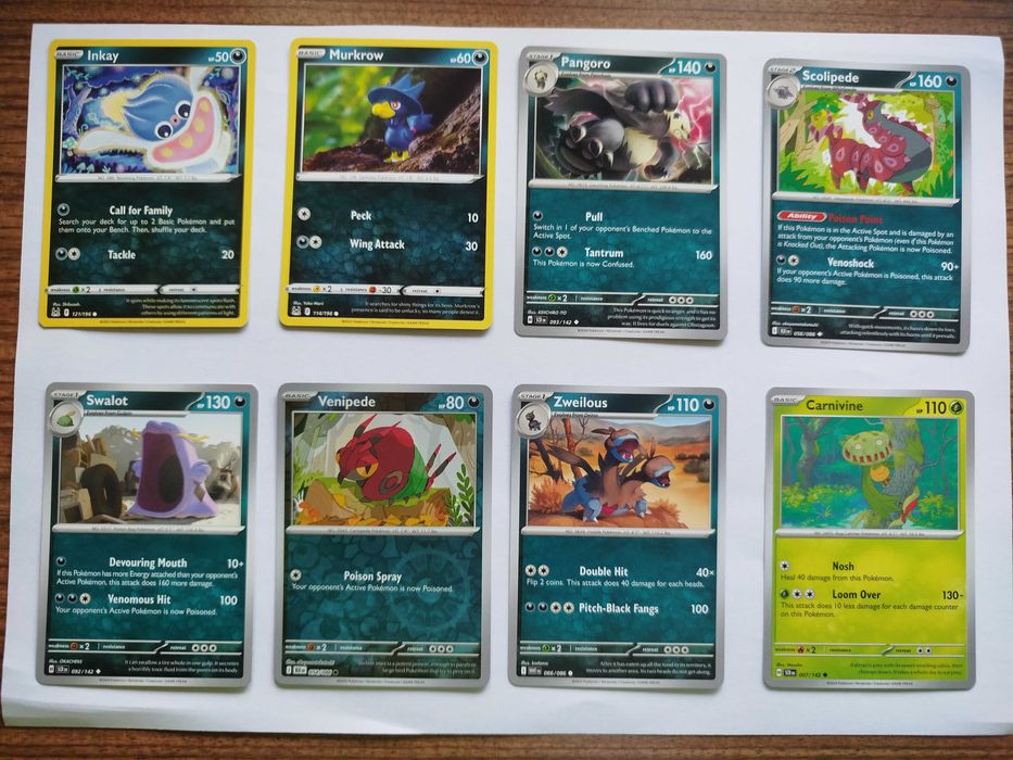 Cartas Pokémon TCG P 1.2