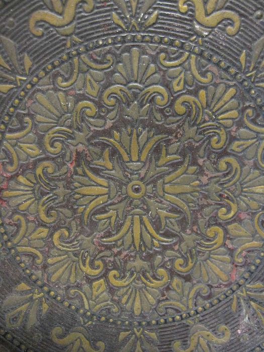 grande antigo prato-cerâmica-Majolica-Wilhelm Schiller & Son- Sec. XIX