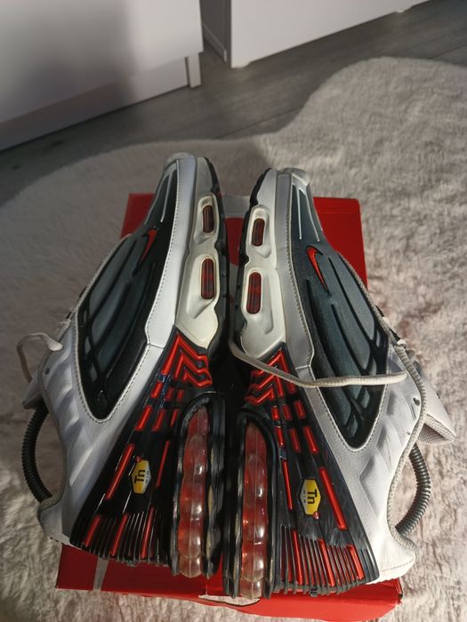 Nike Air Max Plus TN III White Red  (44)