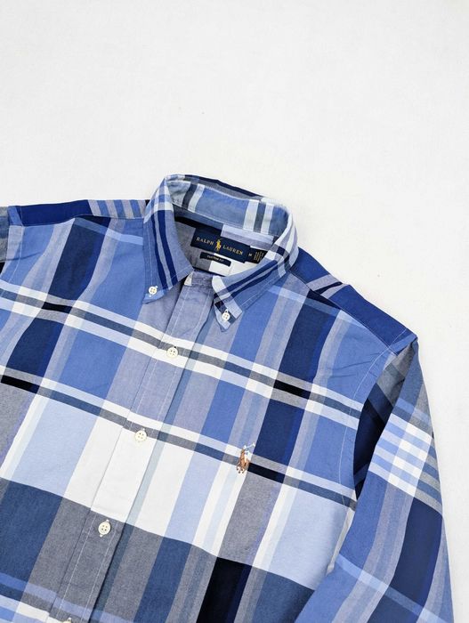 Polo Ralph Lauren niebieska koszula M w kratę