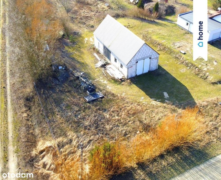 Garaż który chce być domem, działka 1100 m2