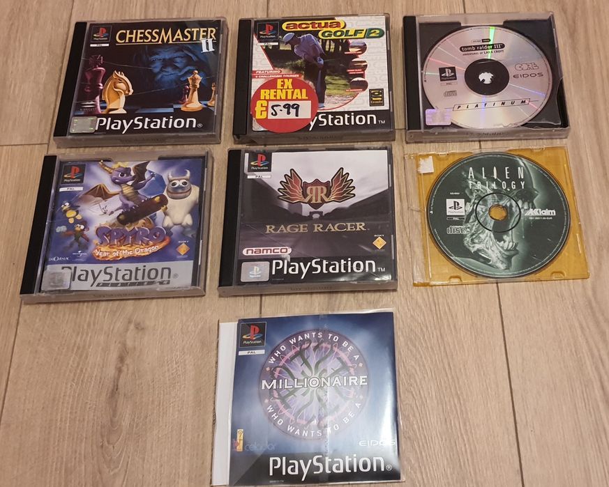 Zestaw 7 gier PSX czytaj opis!