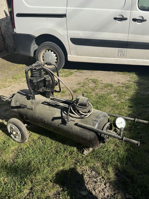 kompresor tłokowy (sprężarka powietrza) samoróbka