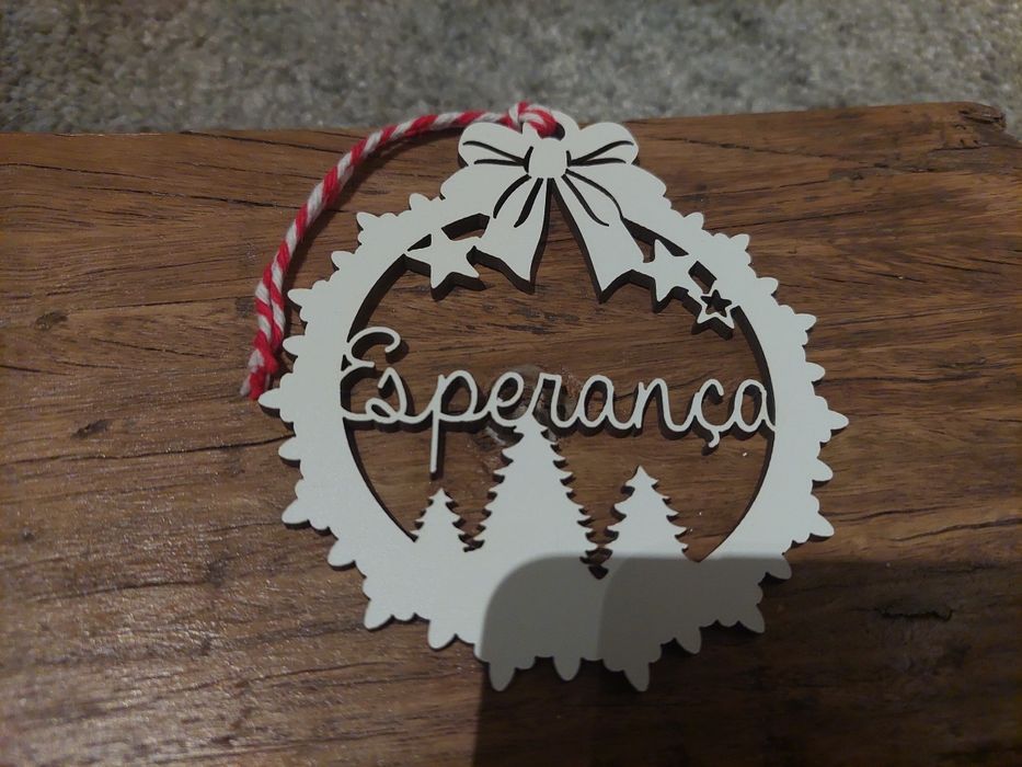 Bola de natal ESPERANÇA