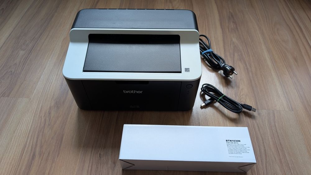 Drukarka Brother HL-1112E, nowy toner, komplet