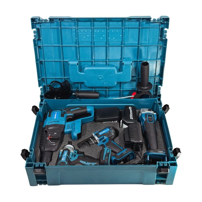 Набор 4 в 1 аккумуляторного инструмента SAKUMA BLUE CX4T
