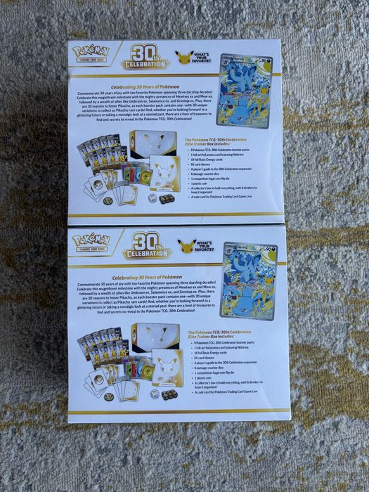 Pokemon 30th Celebration Elite Trainer Box