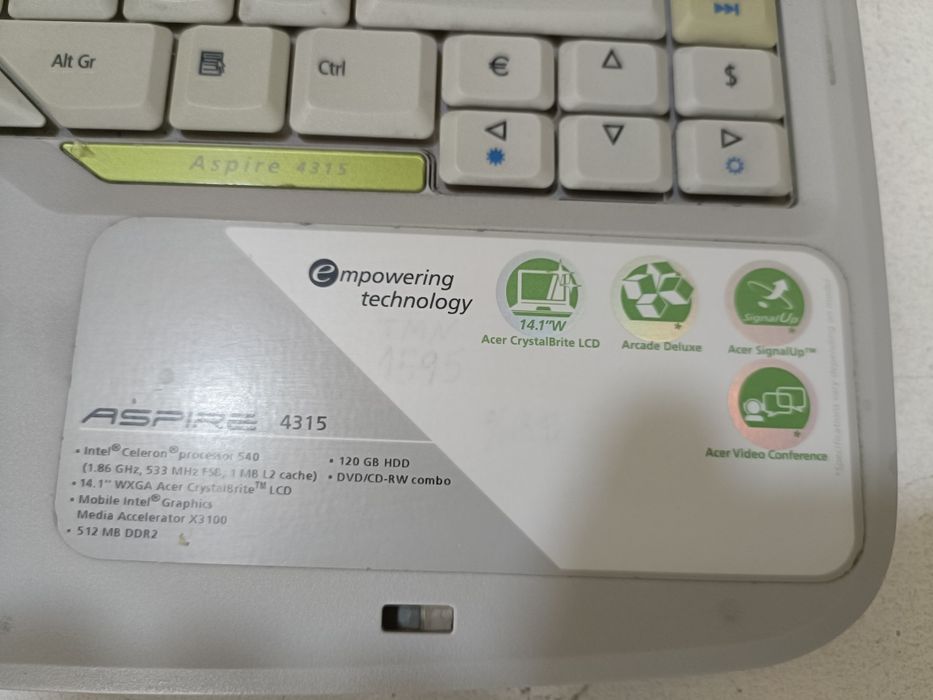 Portátil Acer 4315