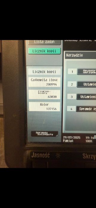 Drukarka urządzenie wielofunkcyjne konica minolta bizhub C280