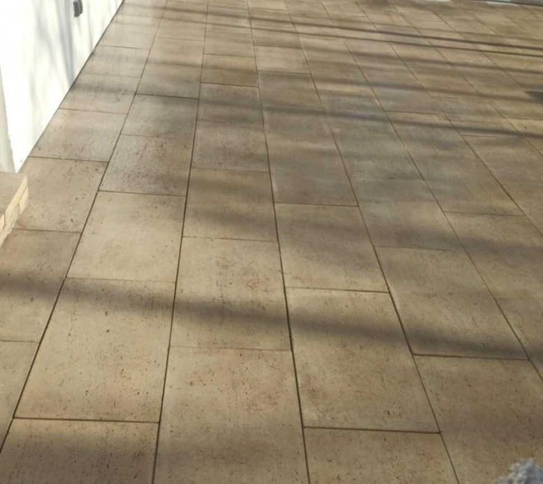 Płyty tarasowe i chodnikowe - imitacja drewna i trawertynu