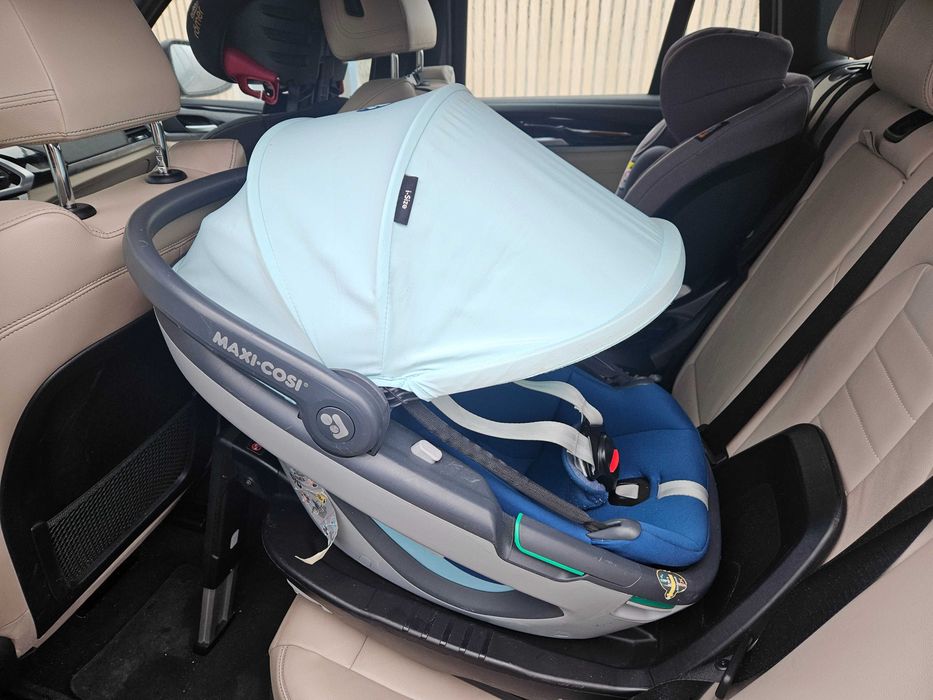 Fotelik samochodowy Maxi-Cosi Coral + baza Familyfix 3 + adaptery do wózka