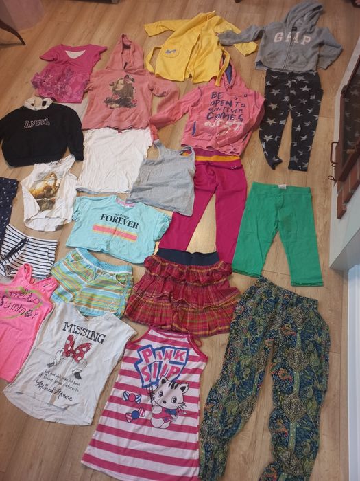 Paka ubrań na lato dla dziewczynki,  r.134