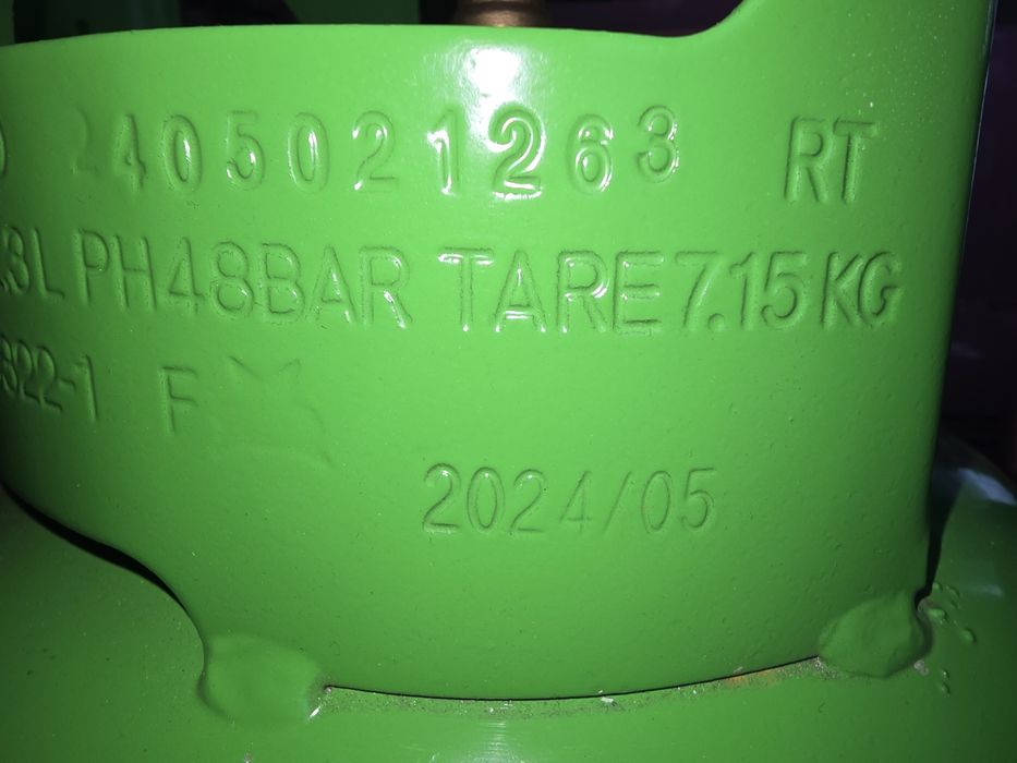 Балон газовий пропан 12л  товстостінний вентиль Італія . В наявності