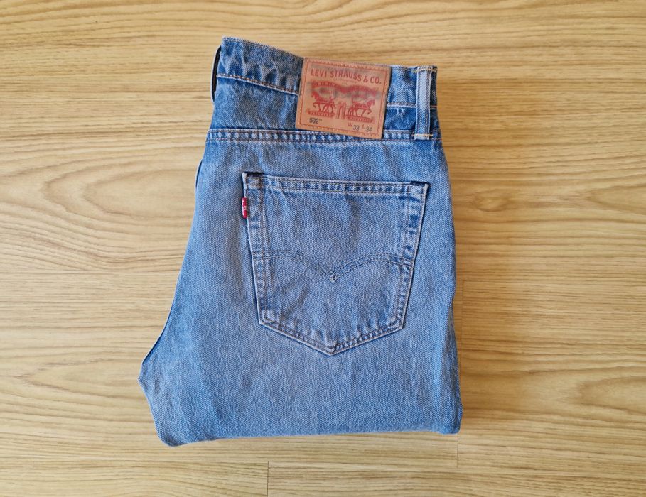 Джинси чоловічі Levi's 502 W33 L34 (Levis/Левайс) Original