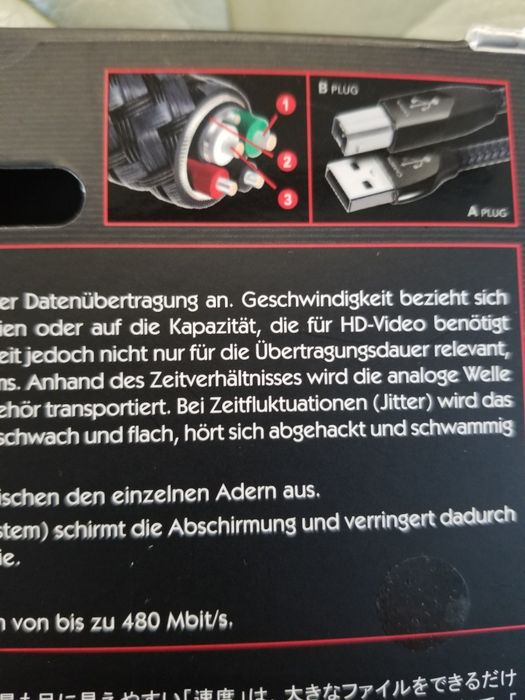 USB аудиокабель audioquest carbon 0.75m
