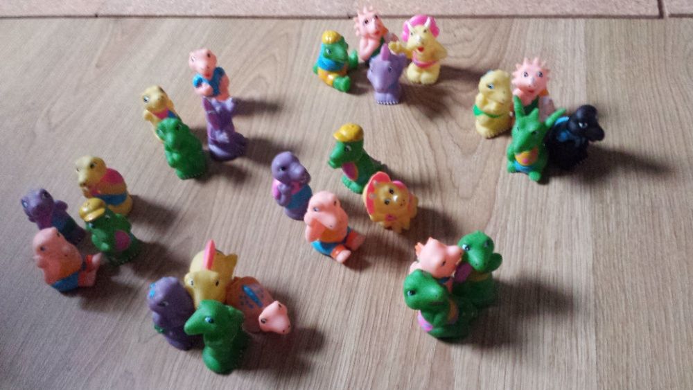 Lote de brinquedos para o banho