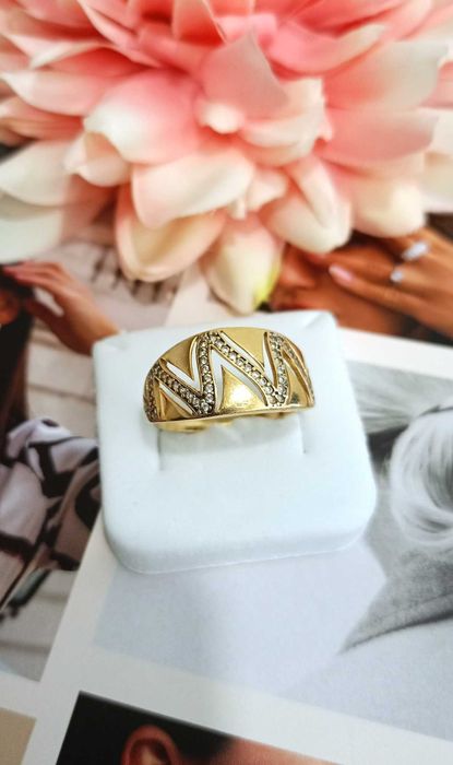 Złoty pierścionek p.585/3,68g  Duży Rozmiar!!!