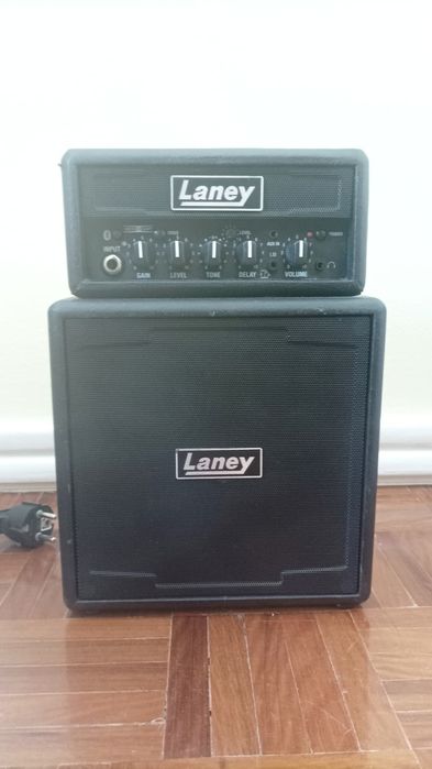 Laney Ministack-B-Iron + cabo de alimentação