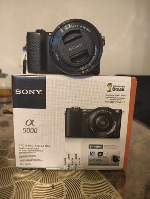 Sony Alpha A5000 + obiektyw 16–50 OSS + torba | stan bardzo dobry