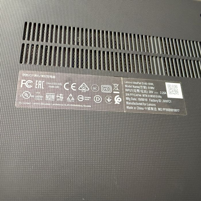 lenovo ideapad s145-15iwl