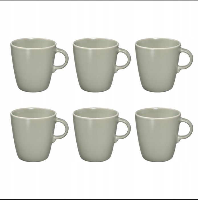 Zastawa obiadowa ikea 8 osób 24 elementy+ 6 kubków