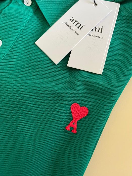 Polo Verde Ami Paris