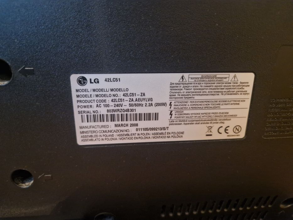 Telewizor plazmowy Lg 42 cale