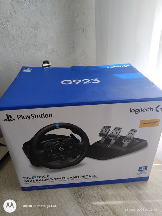 Руль Logitech g923 з гарантією ps4/ps5/pc